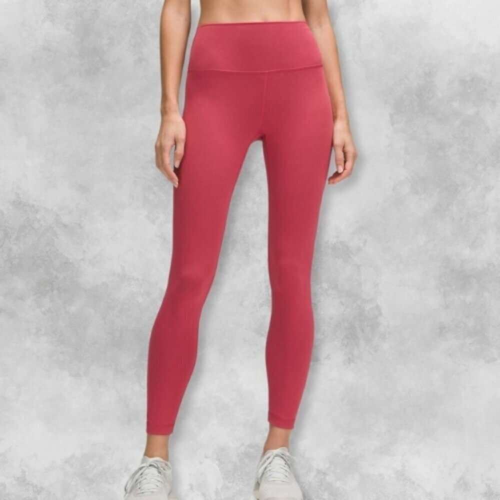 Lululemon Wunder Train High-Rise Tight Sweat-Wicking Quick-Drying Vintage Rose W